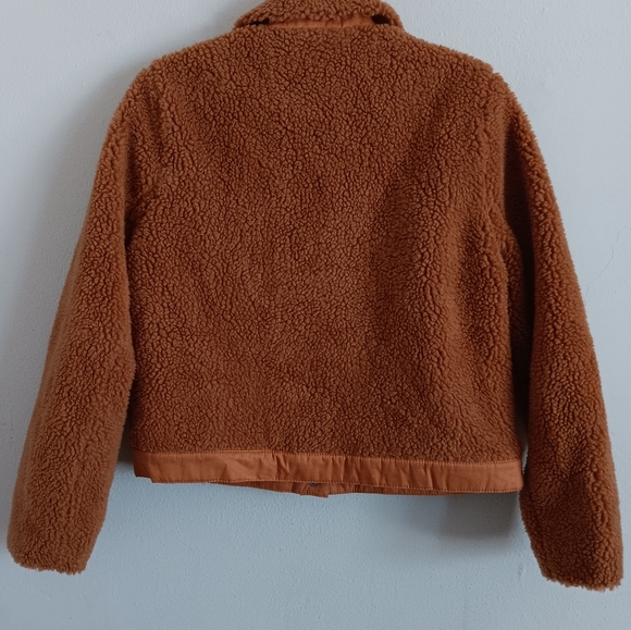 Madewell Brown Teddy Jacket - Picture 5 of 10